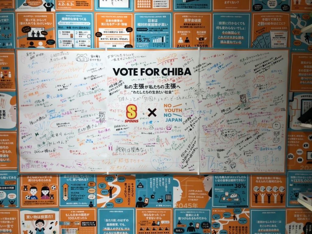 「VOTE FOR CHIBA」の現在の状況
